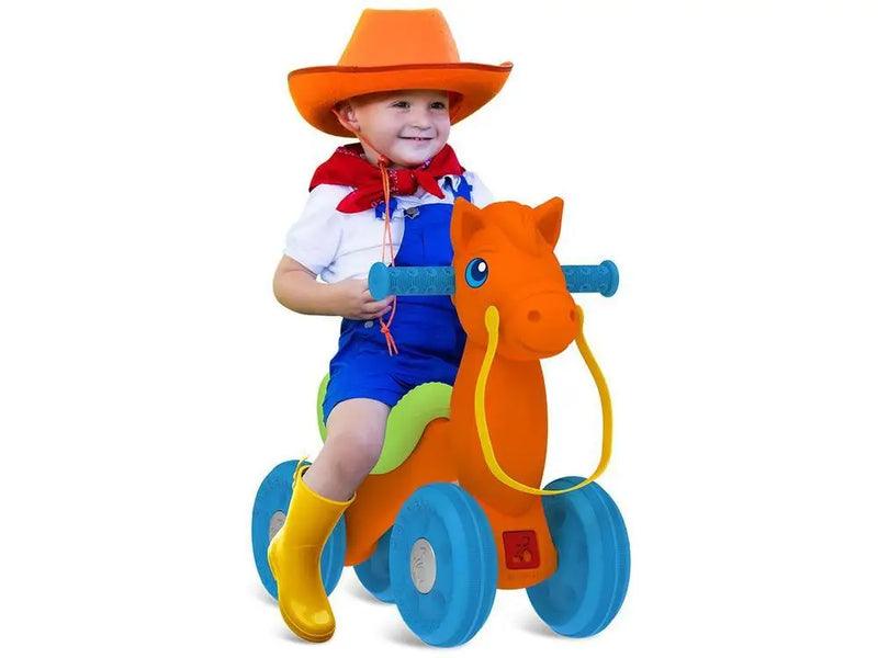 Bicicleta de Equilíbrio Infantil&nbsp;Pônei Laranja