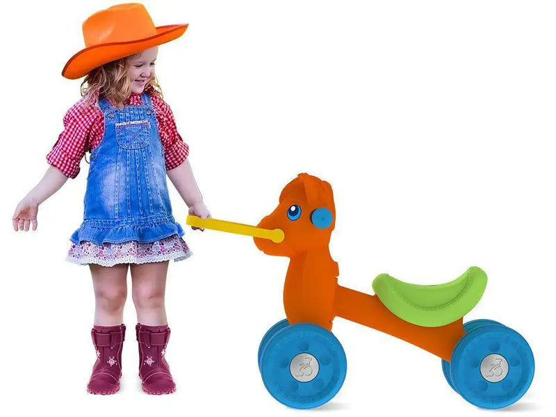 Bicicleta de Equilíbrio Infantil&nbsp;Pônei Laranja